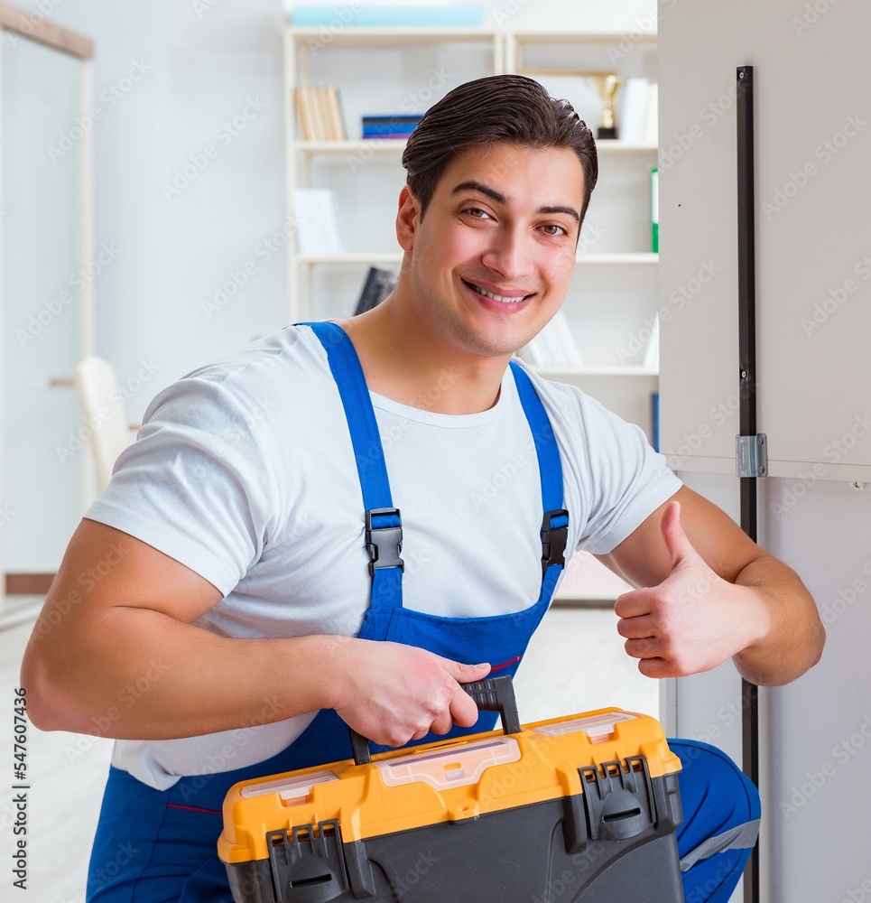 Furniture repair and assembly concept Furniture repair and assembly concept