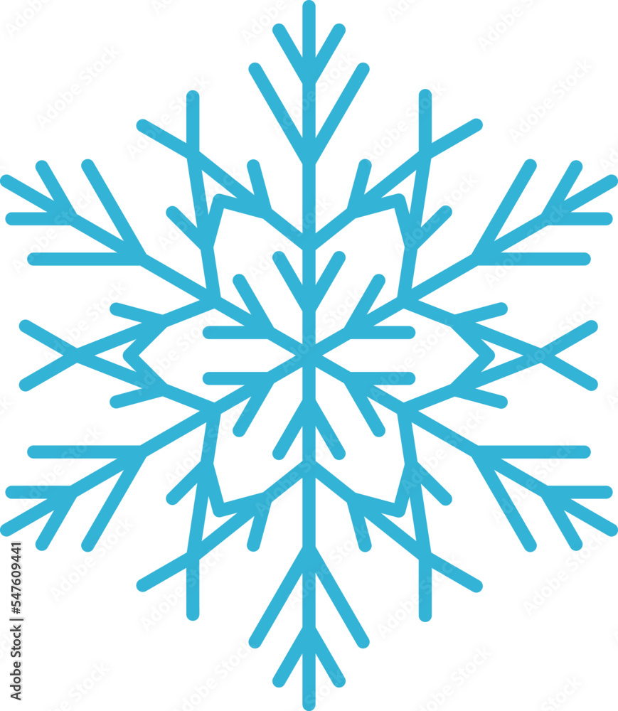 Set of icy snowflakes symbol vector illustration. Blue line frozen snowflake isolated on white background for new year celebration snow decoration ornament or christmas festive frost flakes design Set of icy snowflakes symbol vector illustration. Blue line frozen snowflake isolated on white background for new year celebration snow decoration ornament or christmas festive frost flakes design