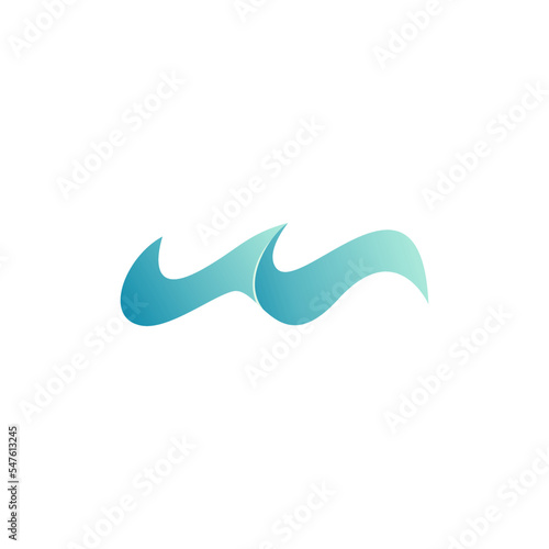 W blue wave logo 