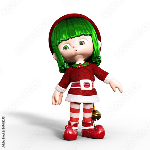 Lovable Elf ready for the Holidays. And maybe a little mischief.