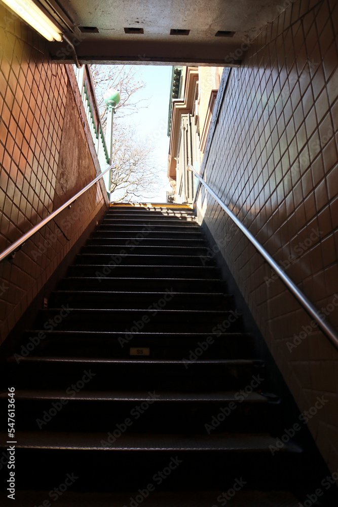 Train station stairs Train station stairs