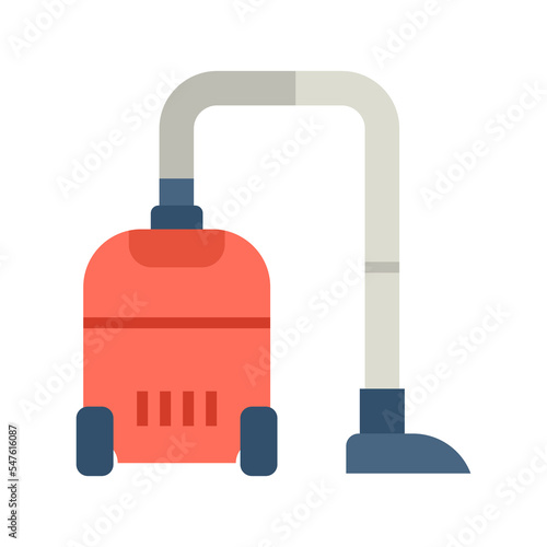 Vacuum cleaner icon. Domestic dust sucker. Clean floor. Cleaning of dirt, dust.