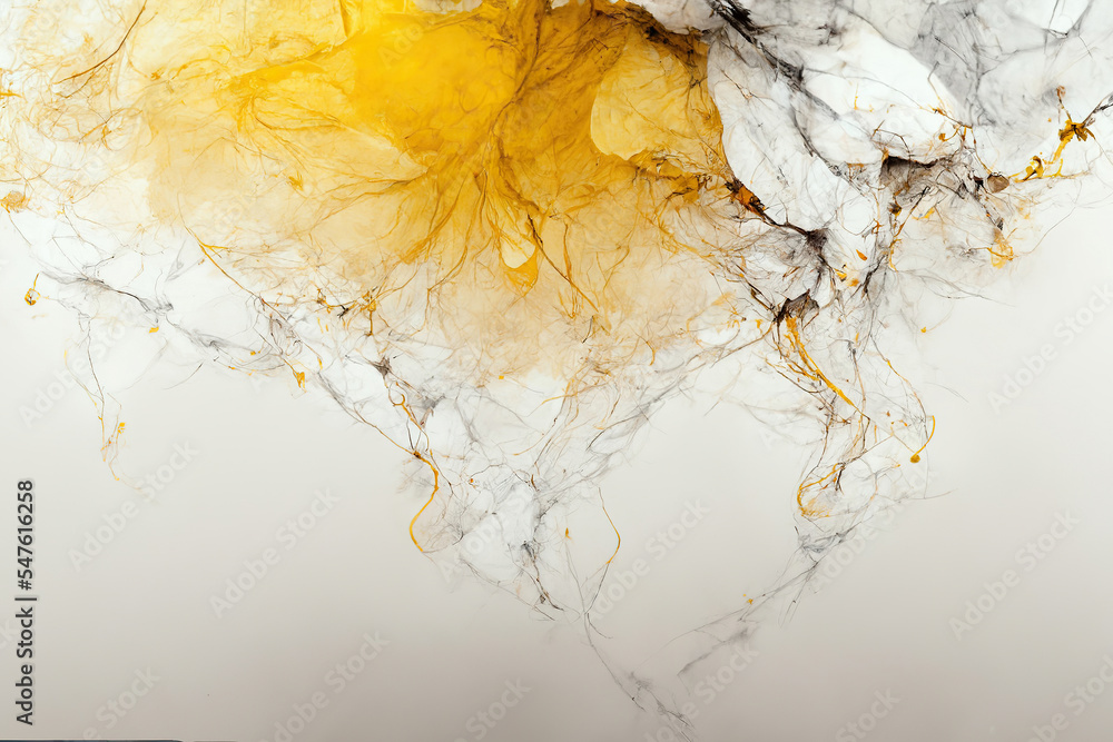 White and gold marble texture. Luxury abstract fluid art paint ...