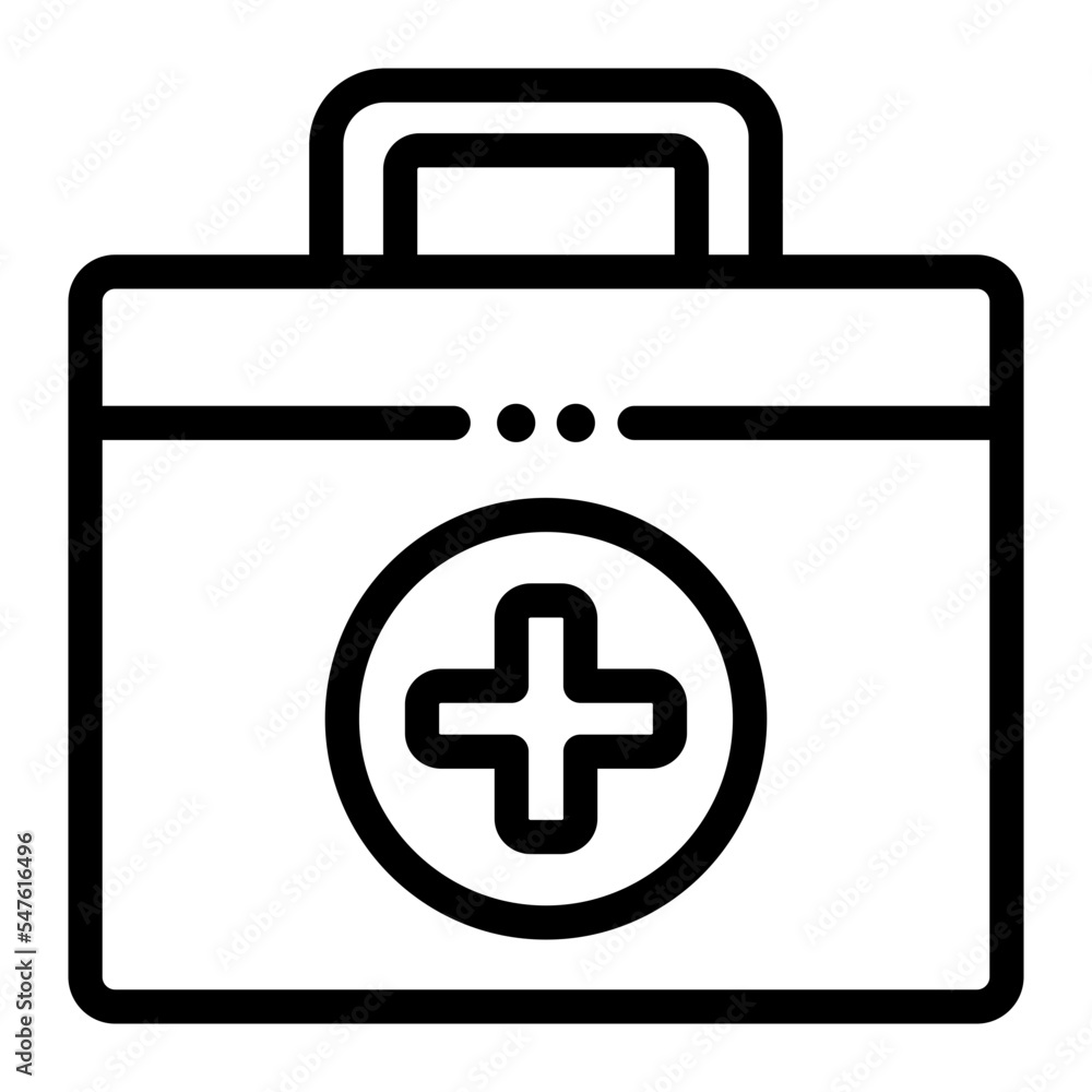 first aid kit box icon