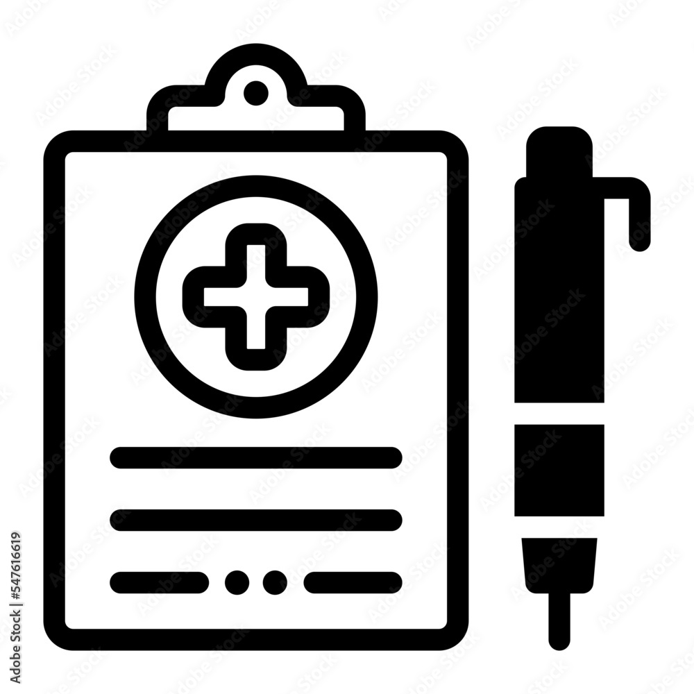 clipboard medical report document icon clipboard medical report document icon