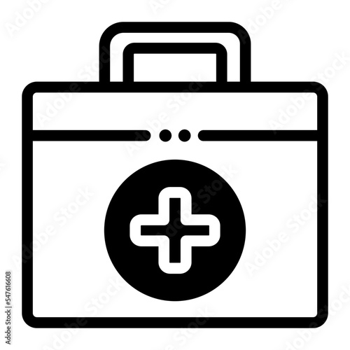 first aid kit box icon