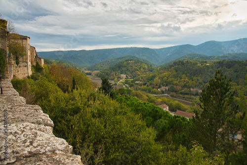 Dorf Bonnieux im Luberon in der Provence