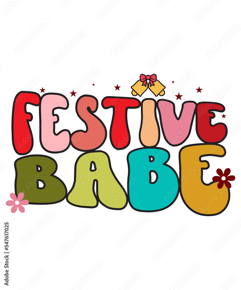Naklejka premium Retro Christmas SVG Bundle, Christmas Sublimation Designs, Retro Christmas Svg, Merry Christmas, Christmas Shirt Design, Christmas Quote Svg