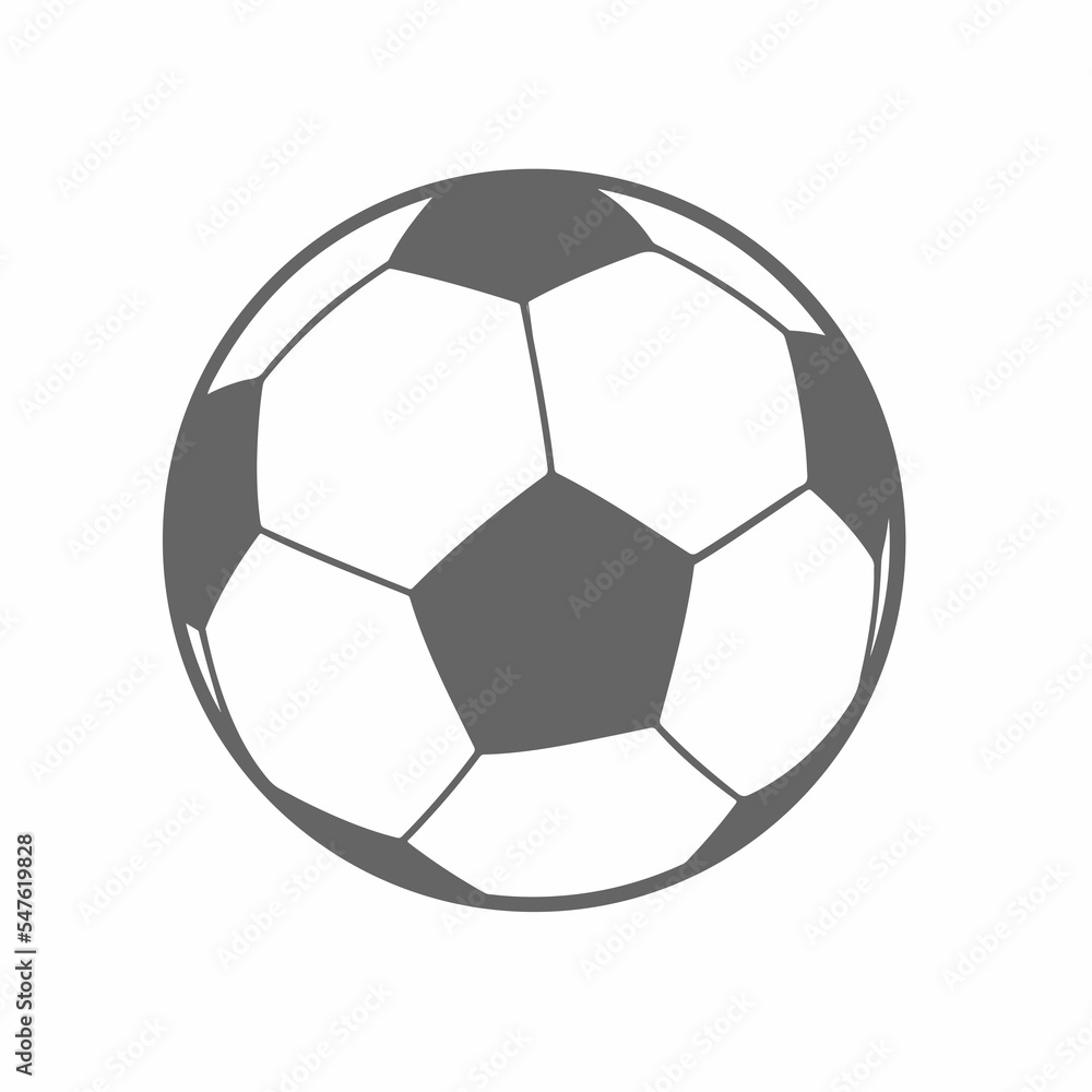Football or ball on isolated white background Football or ball on isolated white background