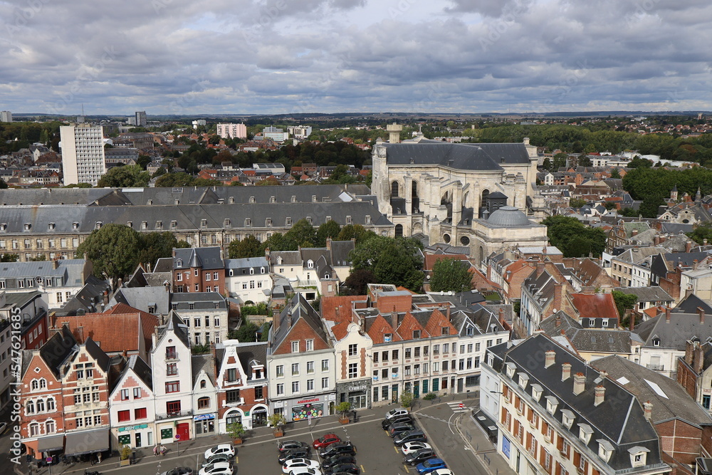Vue d'ensemble, ville de Arras, département du Pas de Calais, France