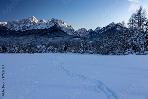 Cold evening in the heart of Julian Alps © zakaz86