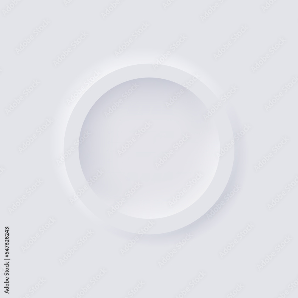 White Neumorphism soft UI Design for Web design, Application UI and more, Blank button, Vector. White Neumorphism soft UI Design for Web design, Application UI and more, Blank button, Vector.