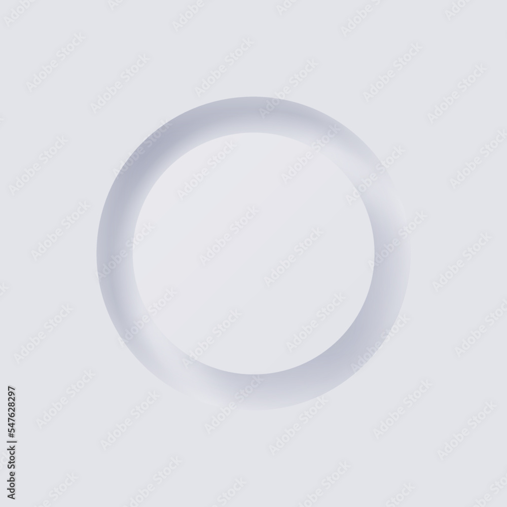White Neumorphism soft UI Design for Web design, Application UI and more, Blank button, Vector. White Neumorphism soft UI Design for Web design, Application UI and more, Blank button, Vector.