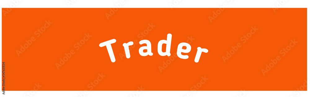 Trader Text Effect, Editable and suitable for a trader's profile cover Trader Text Effect, Editable and suitable for a trader's profile cover