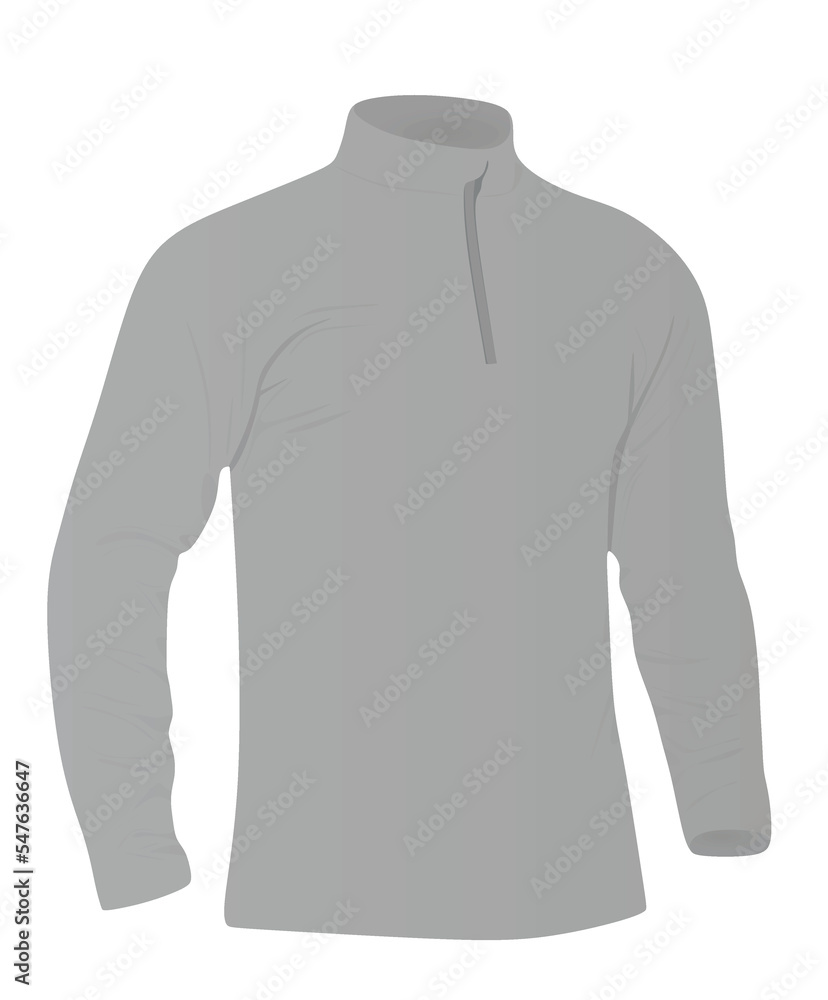 Grey top blazer. vector illustration Grey top blazer. vector illustration