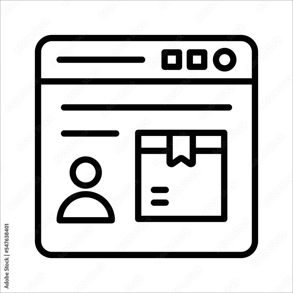 Web page cardboard box icon, delivery package, shipping box. Transportation, delivery, shipping concept. Vector illustration Web page cardboard box icon, delivery package, shipping box. Transportation, delivery, shipping concept. Vector illustration