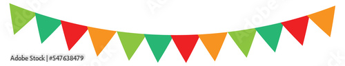 Paper Bunting Party Flags Free Download Paper Bunting Party Flags - GFXLoad