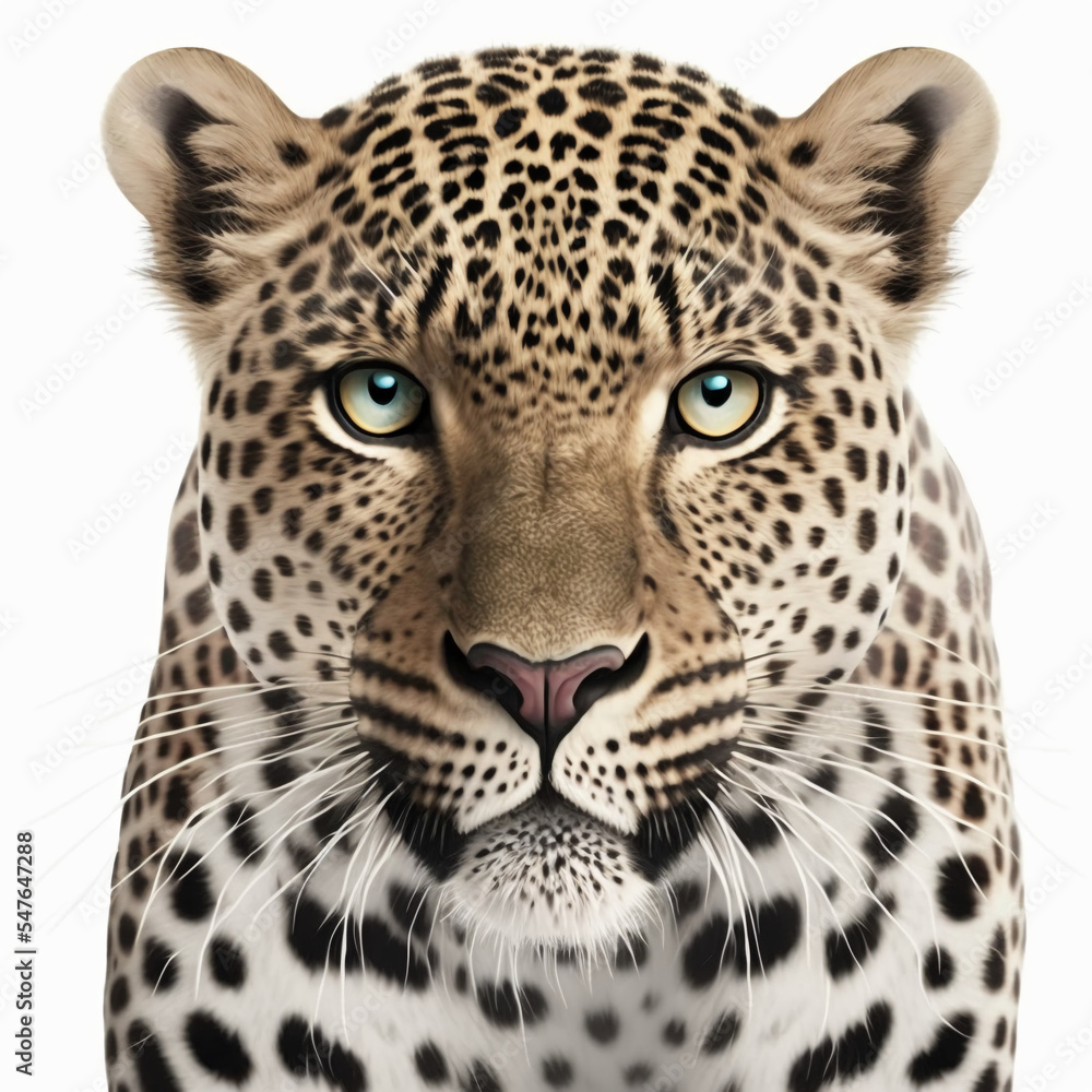 Obraz premium Leopard. Generative AI