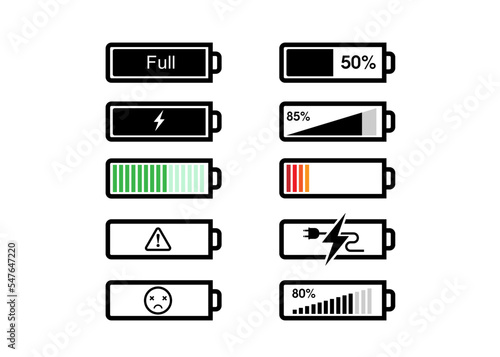 Power-Electric battery Display.  battery status  of Mobile Device.
