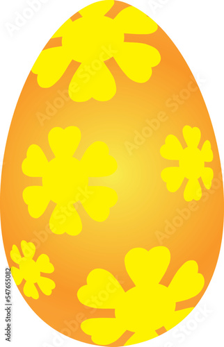 Easter egg, yellow easter egg desigh