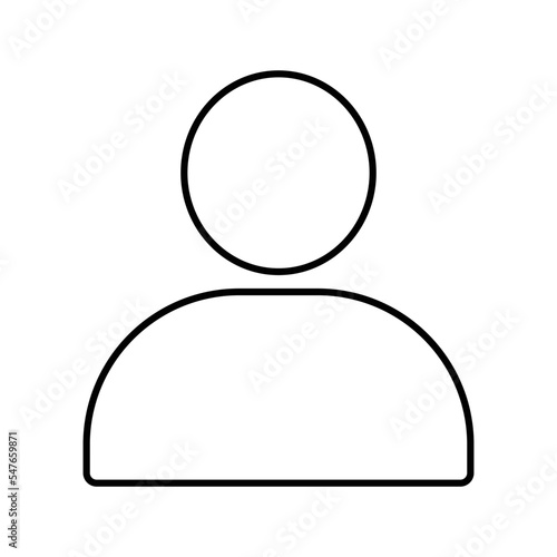 Person Icon in Line Style