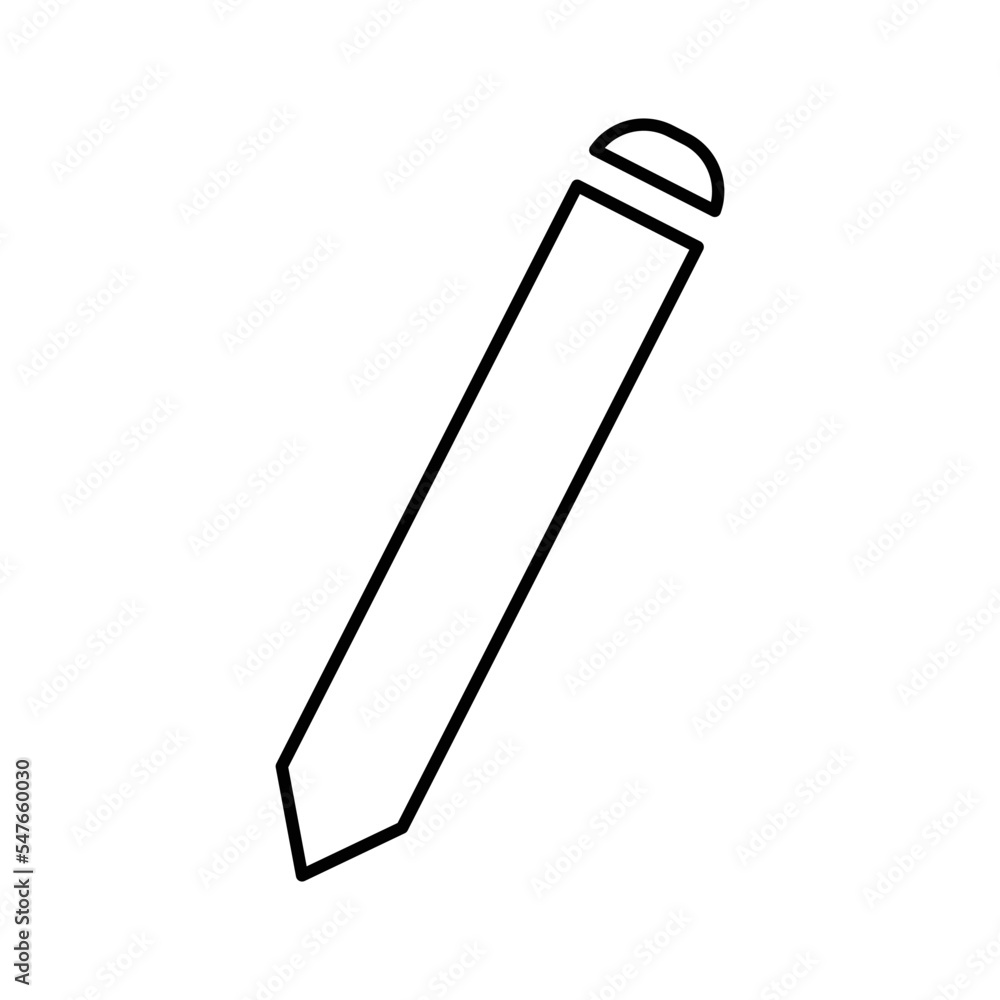 Pensil Icon in Line Style Pensil Icon in Line Style