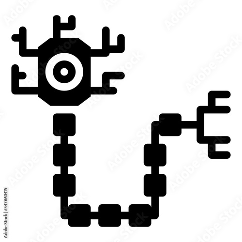 nerve human cell science icon