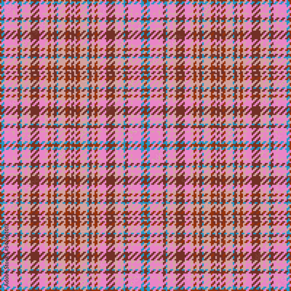 Textile fabric tartan. Pattern seamless vector. Background plaid check texture.