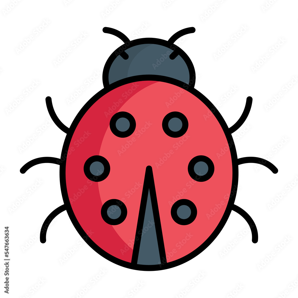Ladybug, ladybird icon in modern style for website mobile logo app UI design. simple vector icon. Ladybug, ladybird icon in modern style for website mobile logo app UI design. simple vector icon.