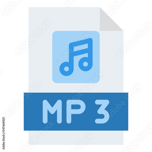 mp3 music file sound icon © iconixar