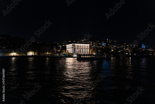 The Beylerbeyi Palace on asian coastline Bosporus Strait in Istanbul, Turkey. Beylerbeyi meaning 'Lord of Lords'