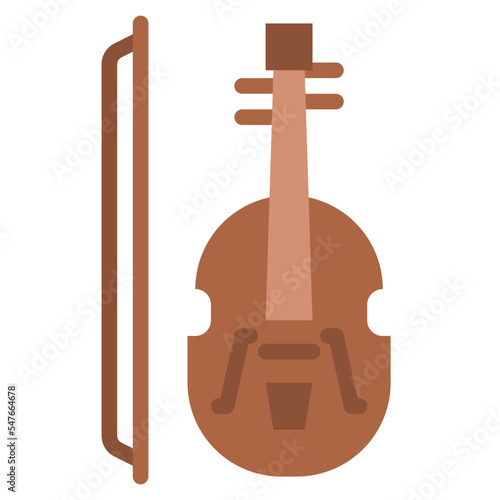 violin music sound orchestra icon