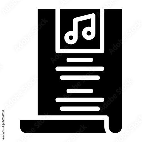 lyrics music song rhythm icon