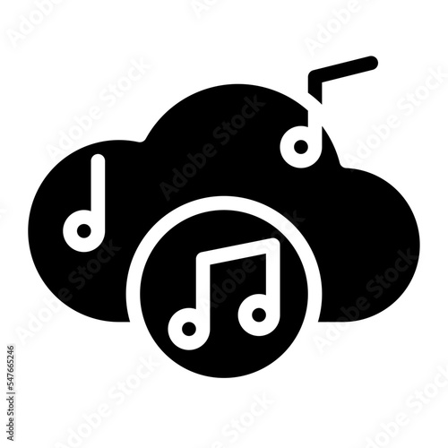 music cloud upload song playlist icon