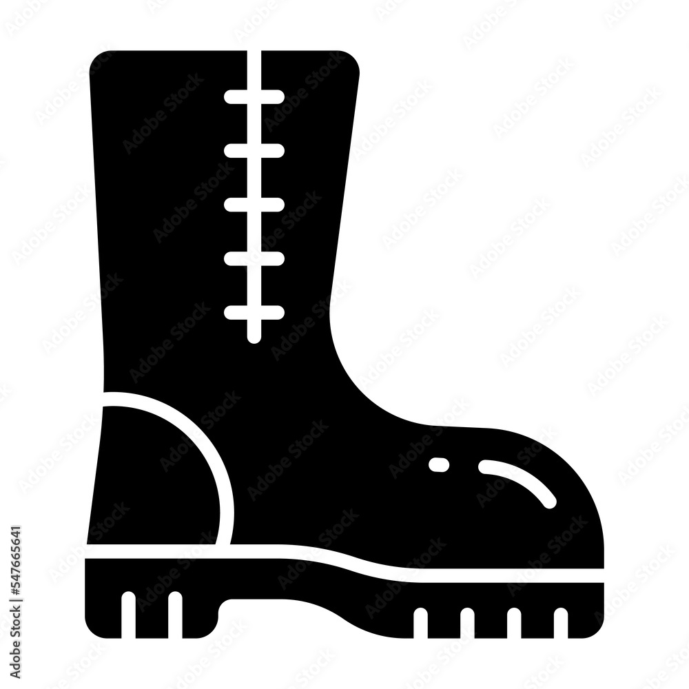 Boot, footwear, shoes icon in modern style for website mobile logo app UI design. simple vector icon. Boot, footwear, shoes icon in modern style for website mobile logo app UI design. simple vector icon.