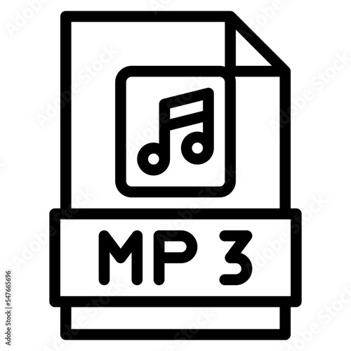 mp3 music file sound icon