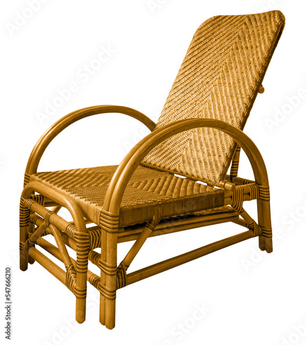 Wicker chair photo
