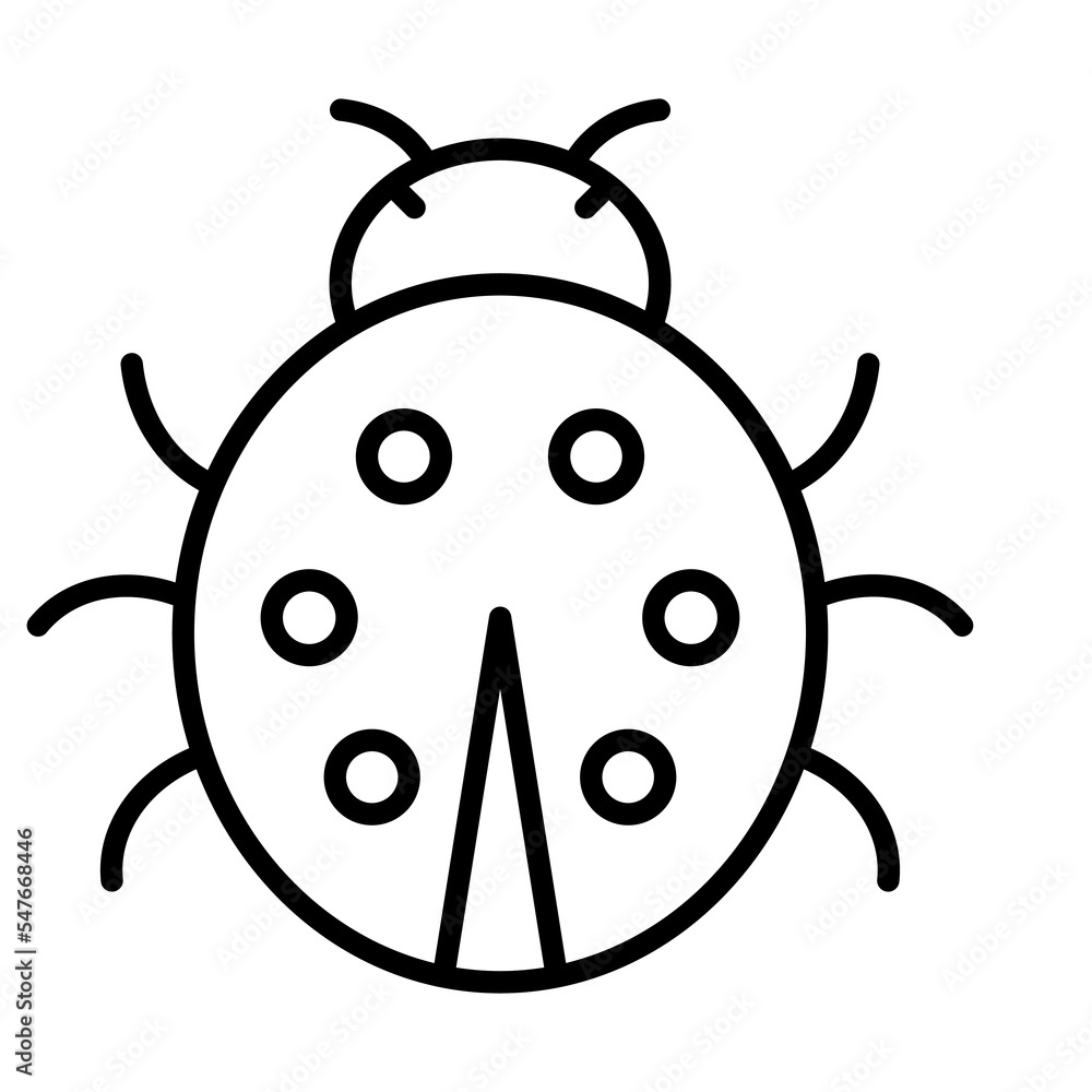 Ladybug, ladybird icon in modern style for website mobile logo app UI design. simple vector icon. Ladybug, ladybird icon in modern style for website mobile logo app UI design. simple vector icon.