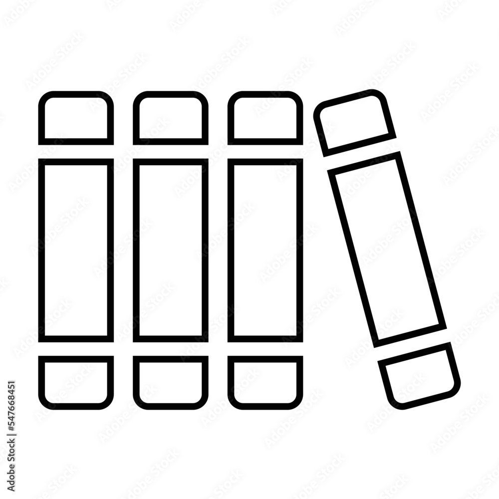 Book Icon in Line Style Book Icon in Line Style