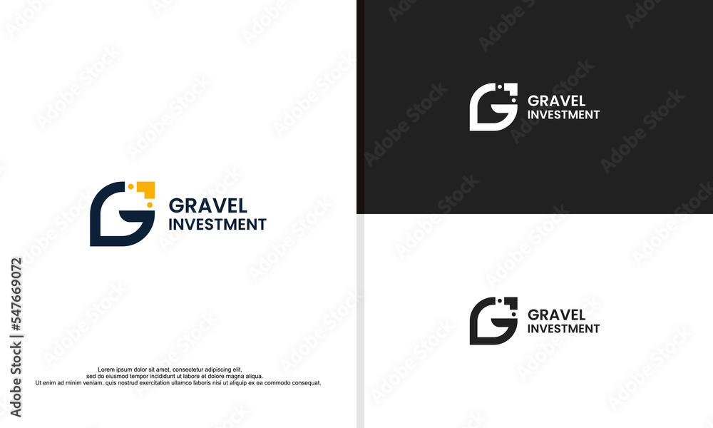 logo illustration vector graphic of investment letter G. logo illustration vector graphic of investment letter G.