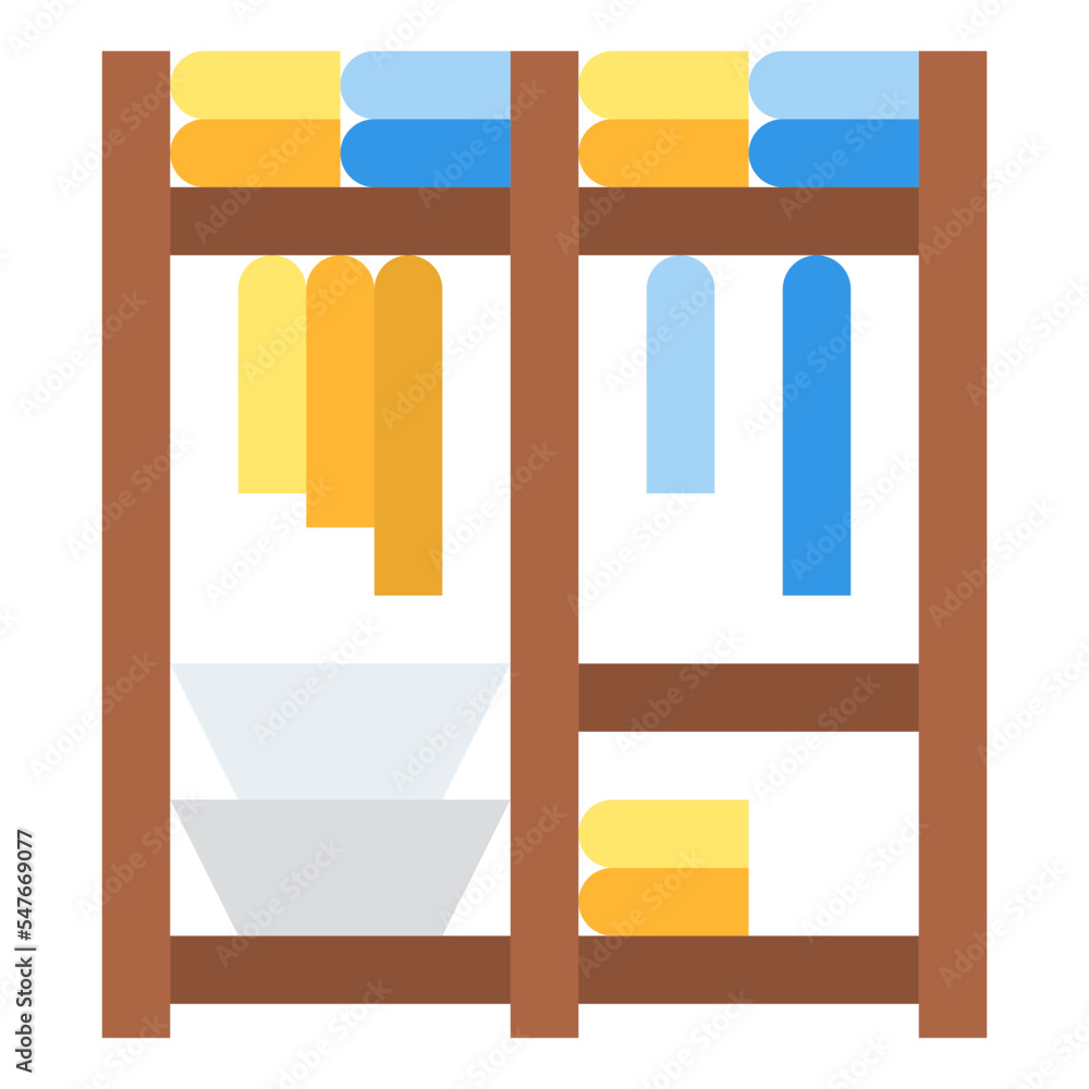 closet furniture interior cloth icon closet furniture interior cloth icon