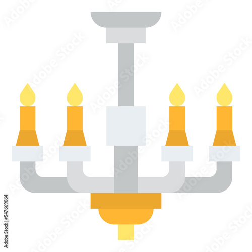chandelier furniture light interior icon