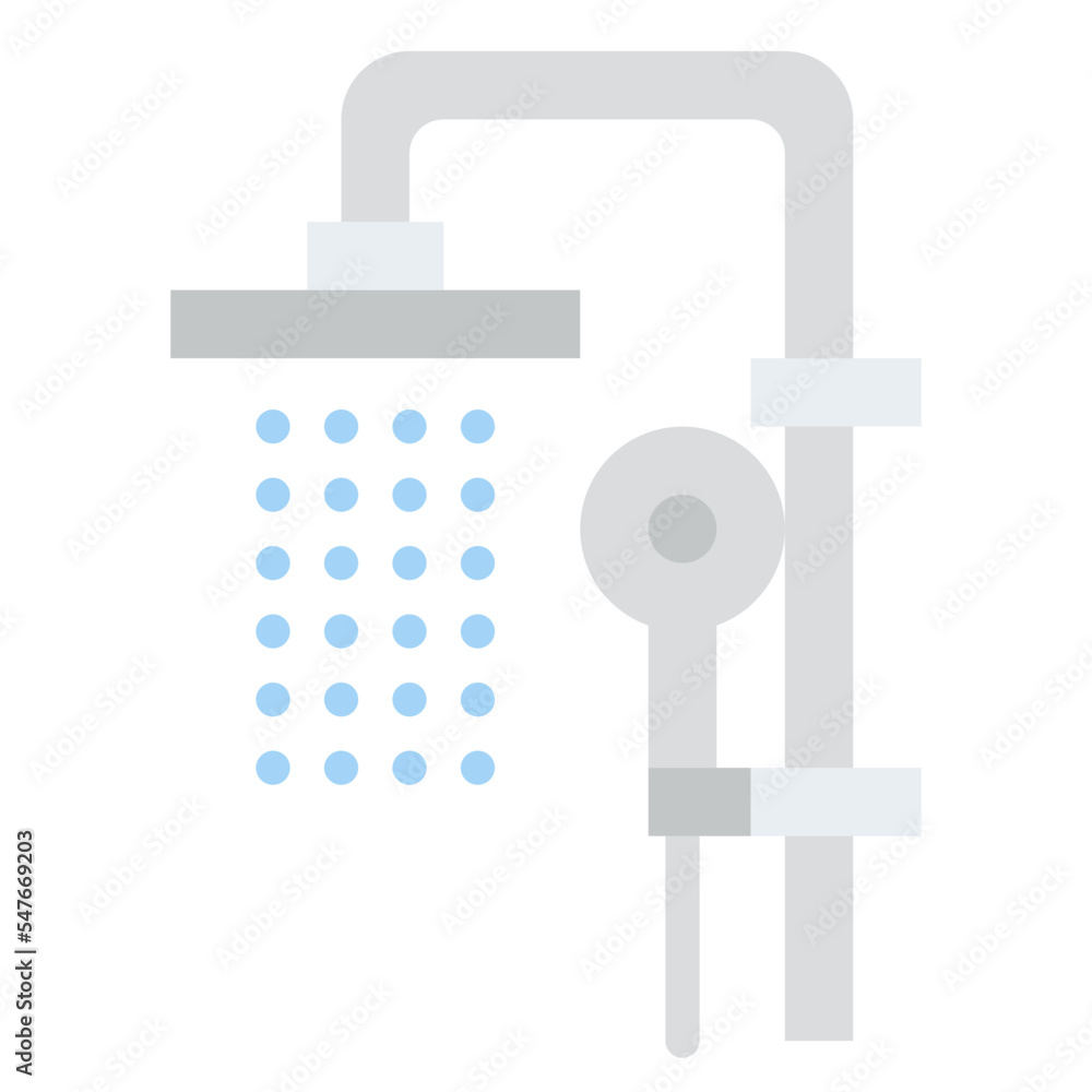 shower furniture bathroom interior icon shower furniture bathroom interior icon