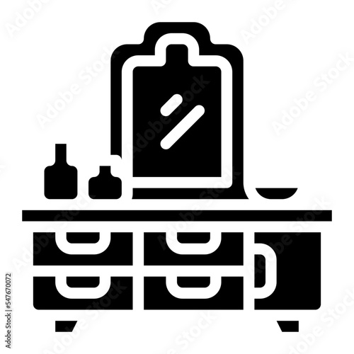 dressers furniture room interior icon