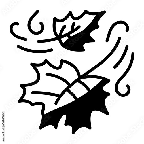 Leaves, nature, forest  icon in modern style for website mobile logo app UI design. simple vector icon. 