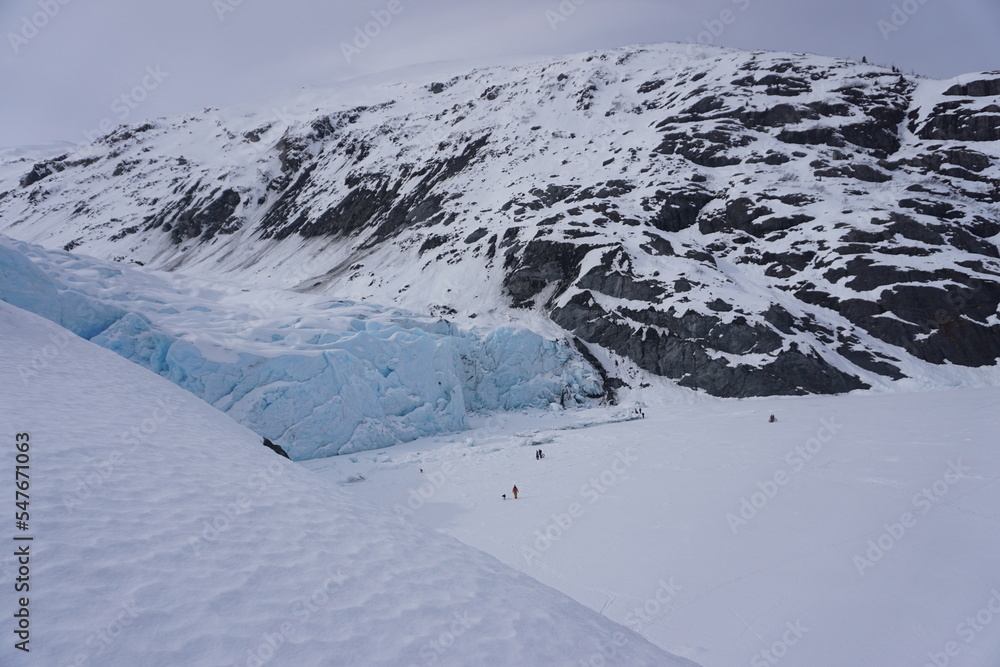 Obraz premium Inside the glacier
