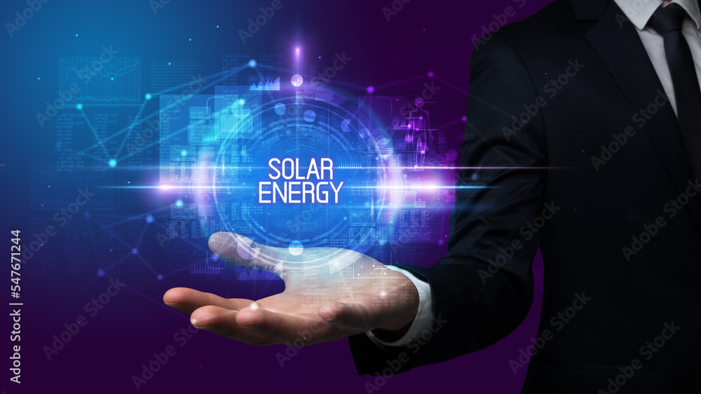 Man hand holding digital technology concept Man hand holding digital technology concept