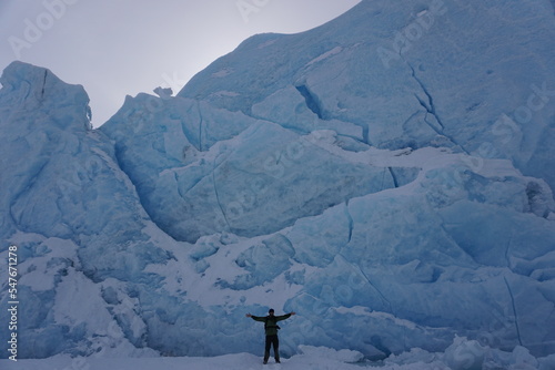 Inside the glacier