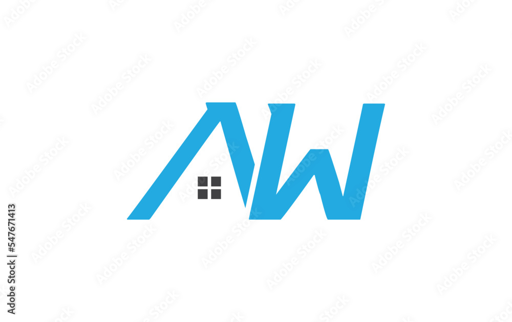 Real estate logo design icon and real estate symbol vector and flat house window monogram vector Real estate logo design icon and real estate symbol vector and flat house window monogram vector