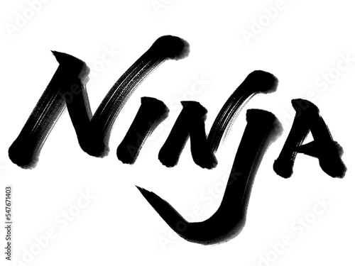 Ninja 忍者の筆文字